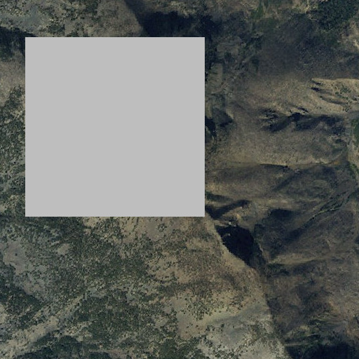 Aerial imagery of Sal Mountain, ID