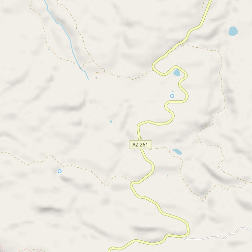 OpenStreetMap map of Bigelow Spring, AZ