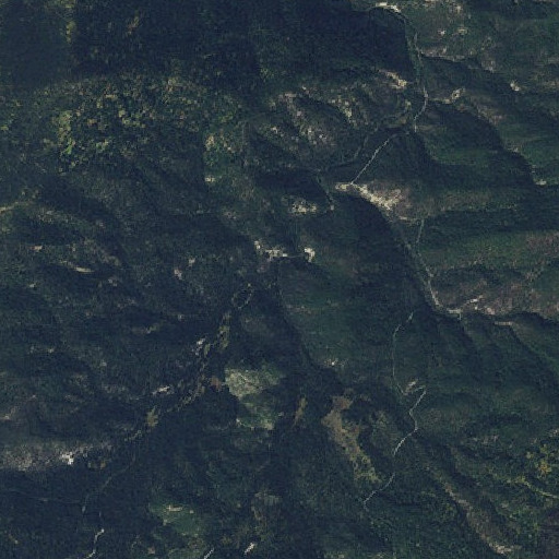 Aerial imagery of Serpent Creek, ID