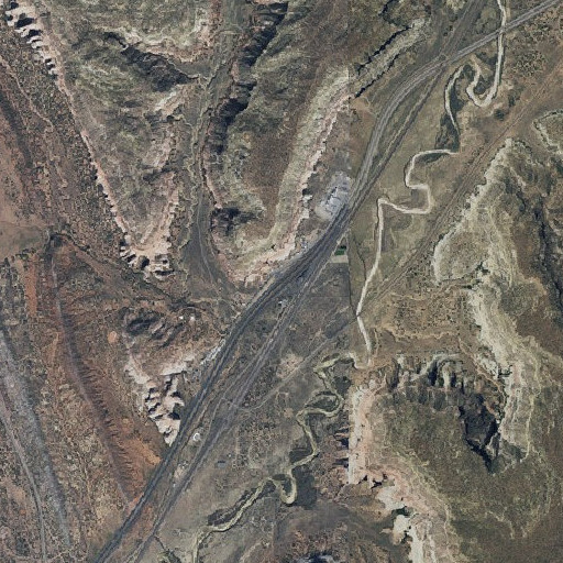 Aerial imagery of Lupton Interchange, AZ