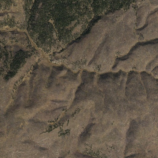 Aerial imagery of Milk Ranch Spring, AZ