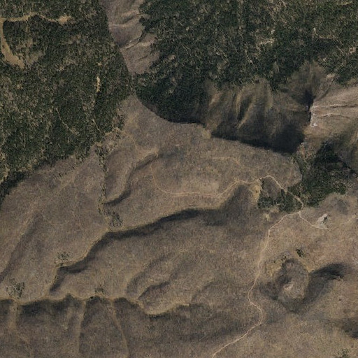 Aerial imagery of Spout Spring, AZ