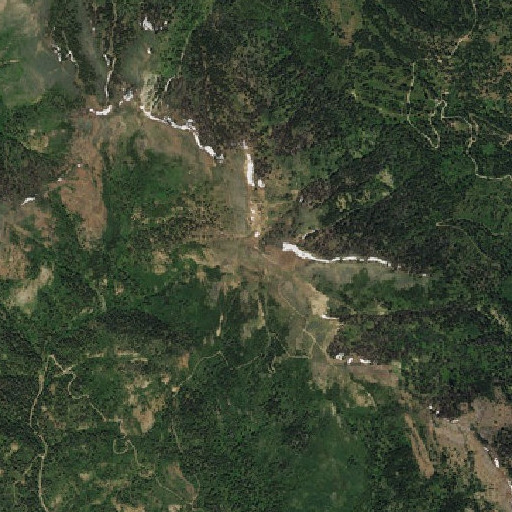 Aerial imagery of Sturgill Peak, ID