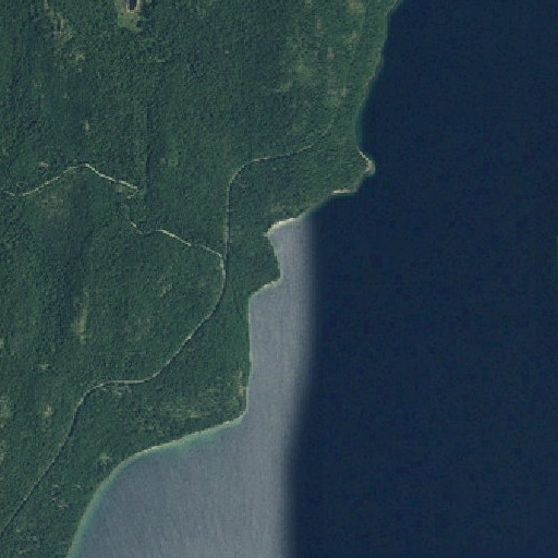 Aerial imagery of Tango Creek, ID