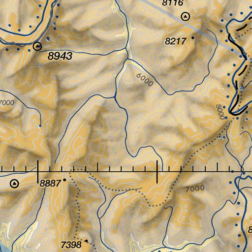 FAA VFR chart of Thirteen Creek, ID