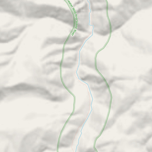 OpenStreetMap map of Thirteen Creek, ID