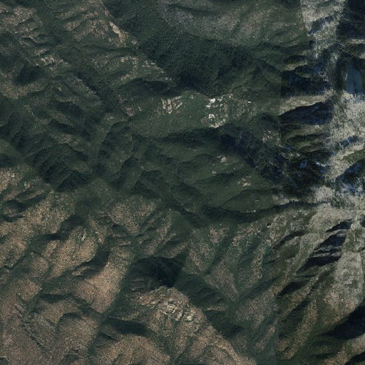 Aerial imagery of Rattlesnake Spring, AZ