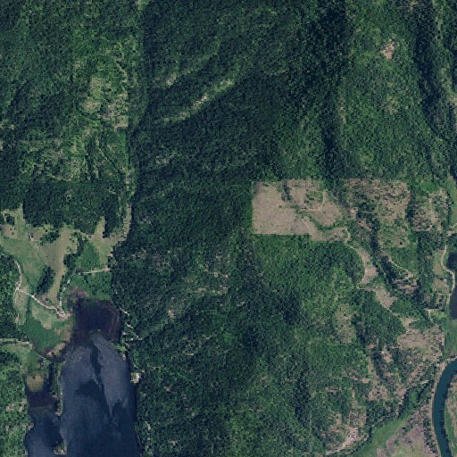 Aerial imagery of Ward Ridge, ID