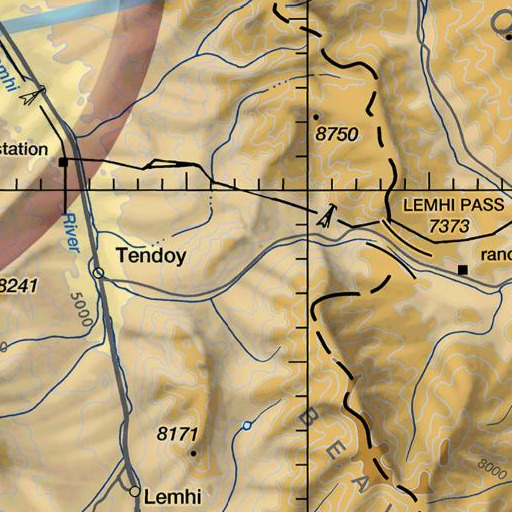 FAA VFR chart of White Creek, ID