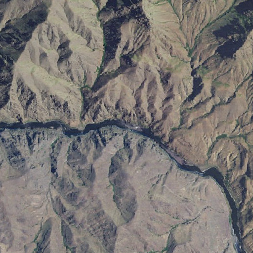 Aerial imagery of Whitehorse Rapids, ID