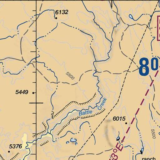 FAA VFR chart of Willow Spring, ID