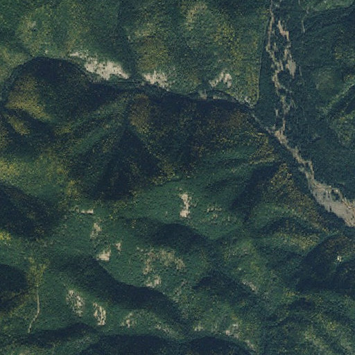 Aerial imagery of Windfall Peak, ID