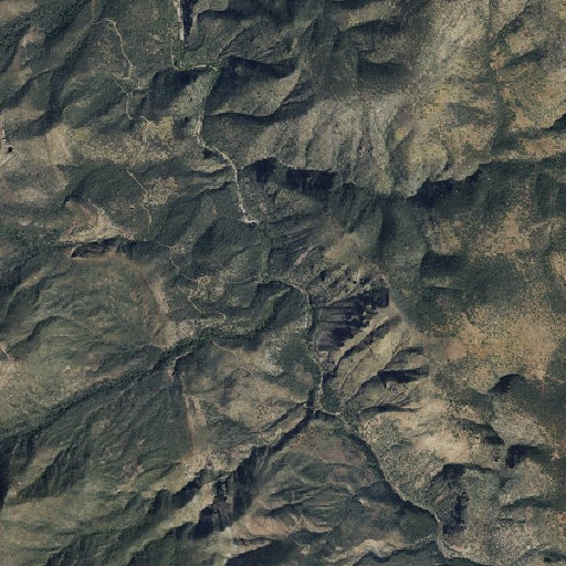 Aerial imagery of Deep Creek, AZ