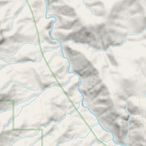 OpenStreetMap map of Deep Creek, AZ