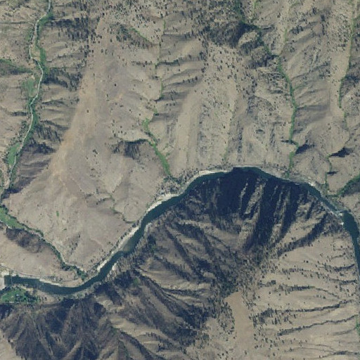 Aerial imagery of Spring Bar Campground, ID