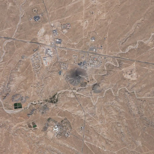 Aerial imagery of Dilkon Hill, AZ