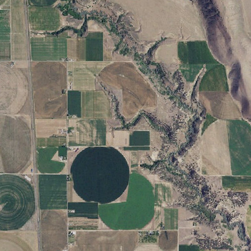 Aerial imagery of Beers Spur, ID