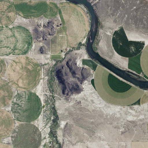 Aerial imagery of Castle Butte, ID