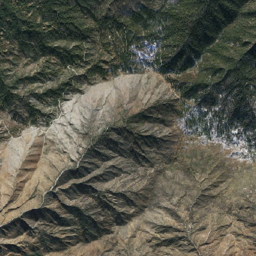 Aerial imagery of Mill Creek Spring, AZ