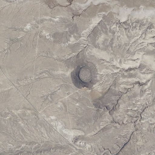 Aerial imagery of Fossil Butte, ID