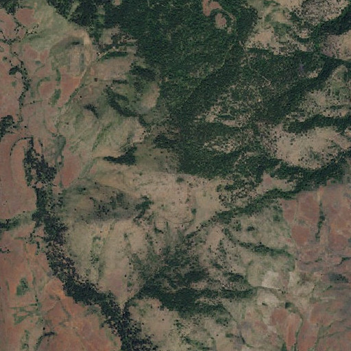 Aerial imagery of Peck Mountain, ID