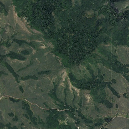 Aerial imagery of Pine Mountain, ID