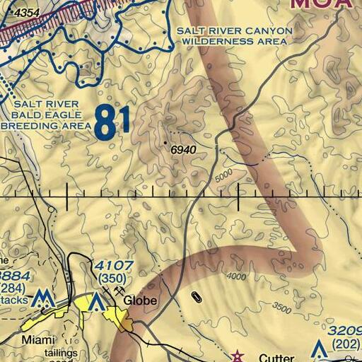 FAA VFR chart of Richmond Spring, AZ