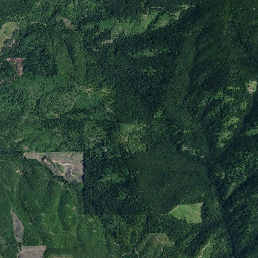 Aerial imagery of Fairview Knob, ID
