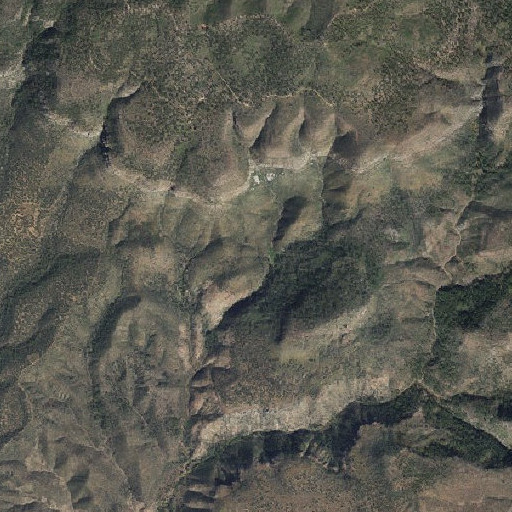 Aerial imagery of Saunders Spring, AZ