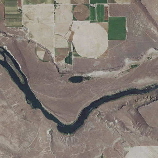 Aerial imagery of Halverson Lake, ID