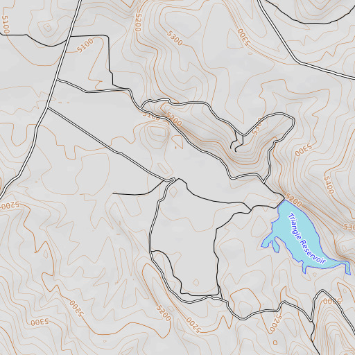 OpenTopoMap map of Triangle, ID