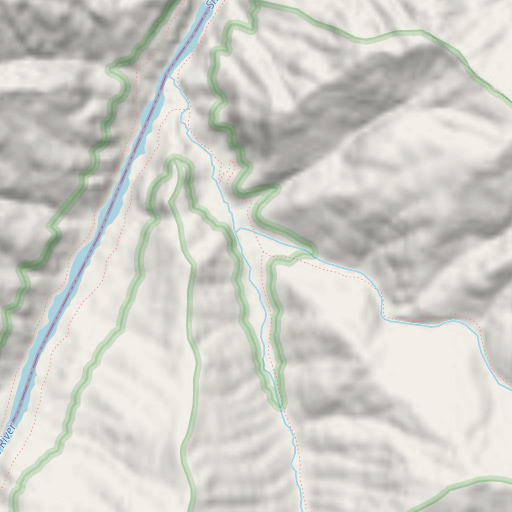 OpenStreetMap map of Hibbs Ranch, ID