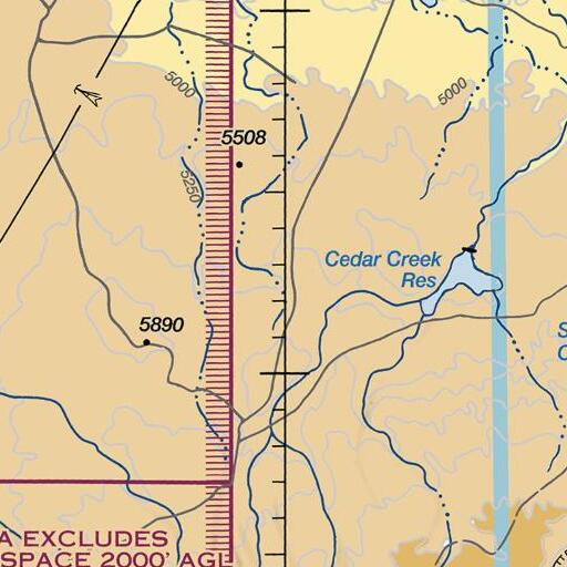 FAA VFR chart of Heil Dam, ID