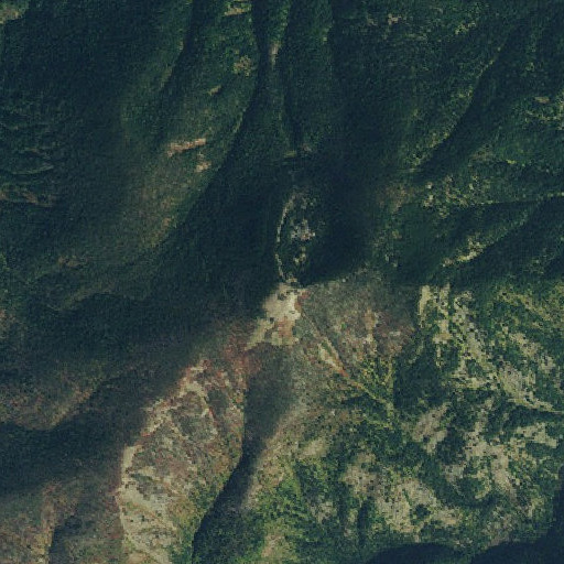 Aerial imagery of Switchback Hill, ID