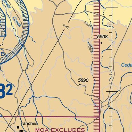 FAA VFR chart of The Windmill, ID