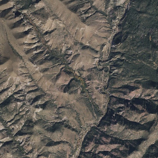 Aerial imagery of Downs Cabin, AZ