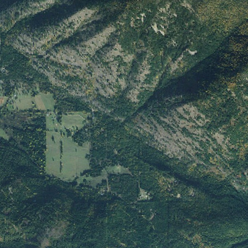 Aerial imagery of Webb Canyon, ID