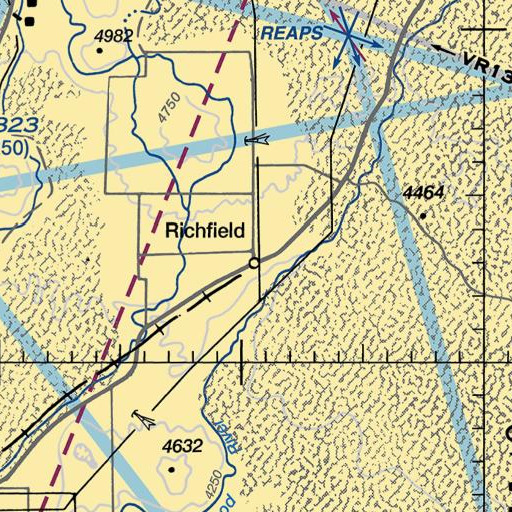 FAA VFR chart of Richfield School, ID