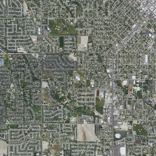 Aerial imagery of Centennial Elementary School, ID