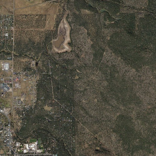Aerial imagery of Peterson Spring, AZ