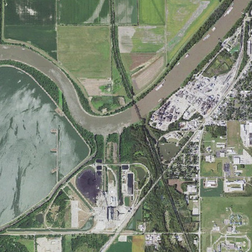Aerial imagery of Lost Creek, IL