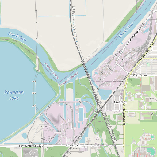 OpenStreetMap map of Lost Creek, IL
