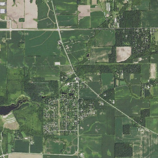 Aerial imagery of Argyle, IL