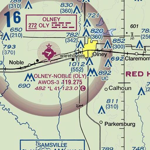FAA VFR chart of Big Creek, IL