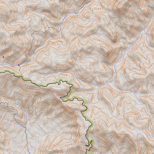 OpenTopoMap map of Swede Camp Spring, AZ