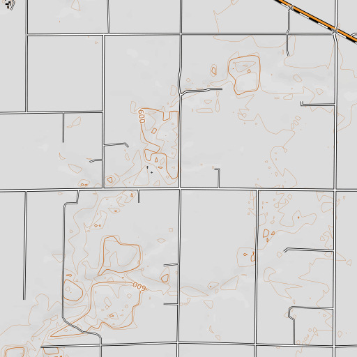 OpenTopoMap map of Bishop Creek Elementary School, IL