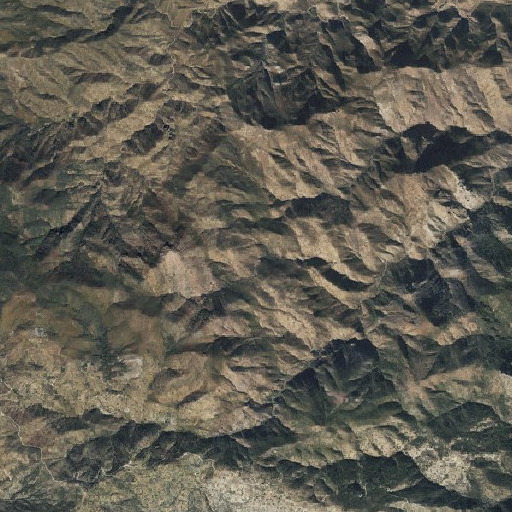 Aerial imagery of Walnut Spring, AZ