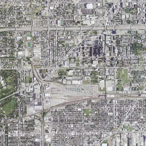 Aerial imagery of Brainard School, IL
