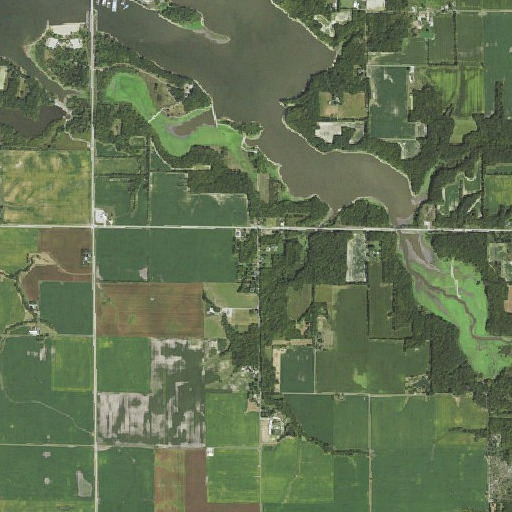 Aerial imagery of Bruce, IL