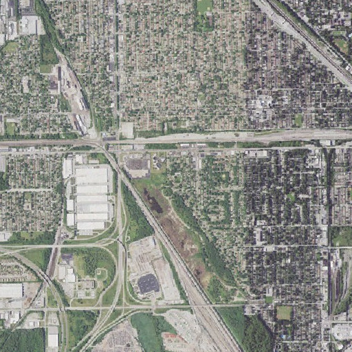Aerial imagery of Burnham Elementary School, IL